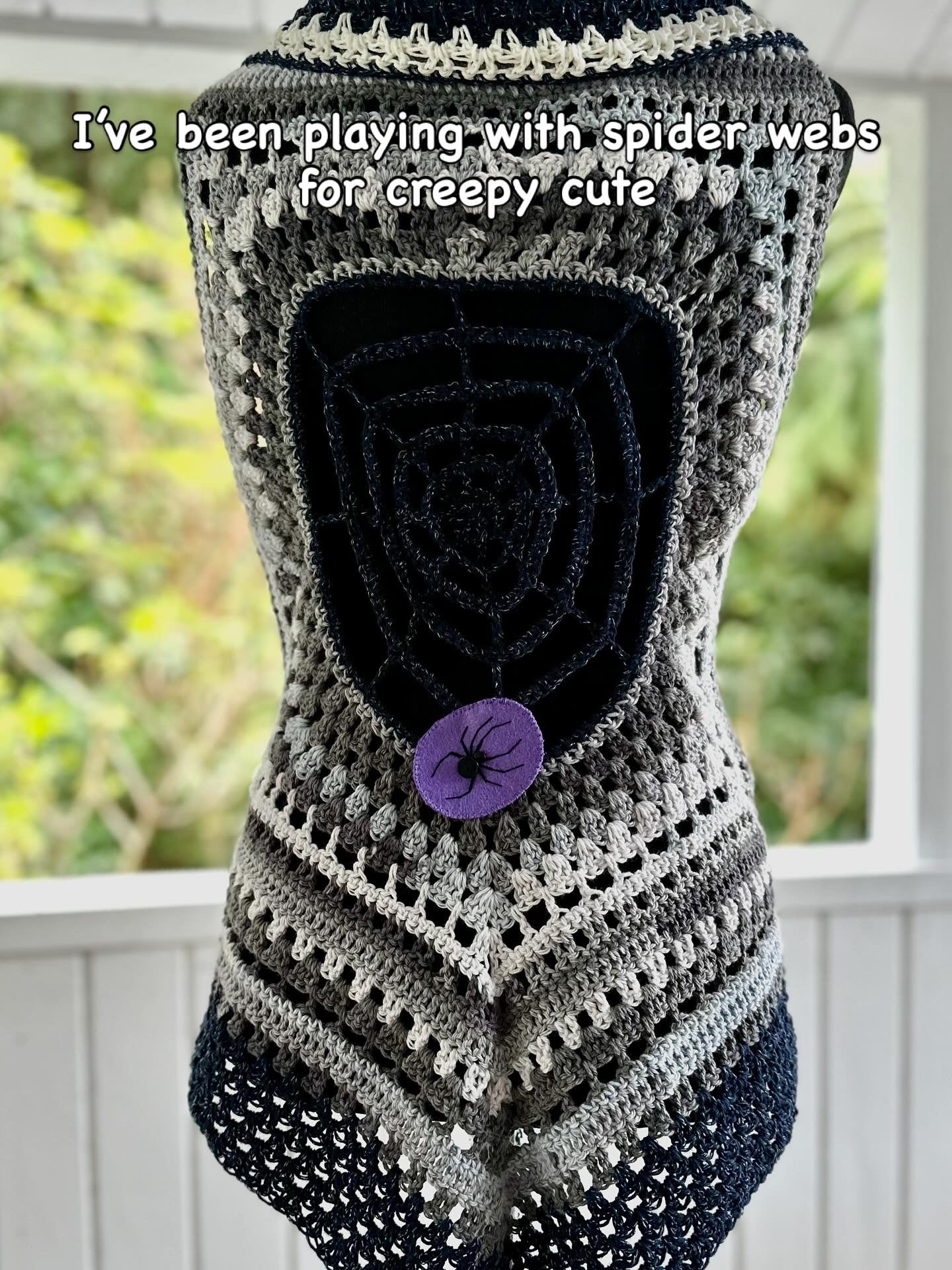 Adult - cotton spider web vest - medium to large