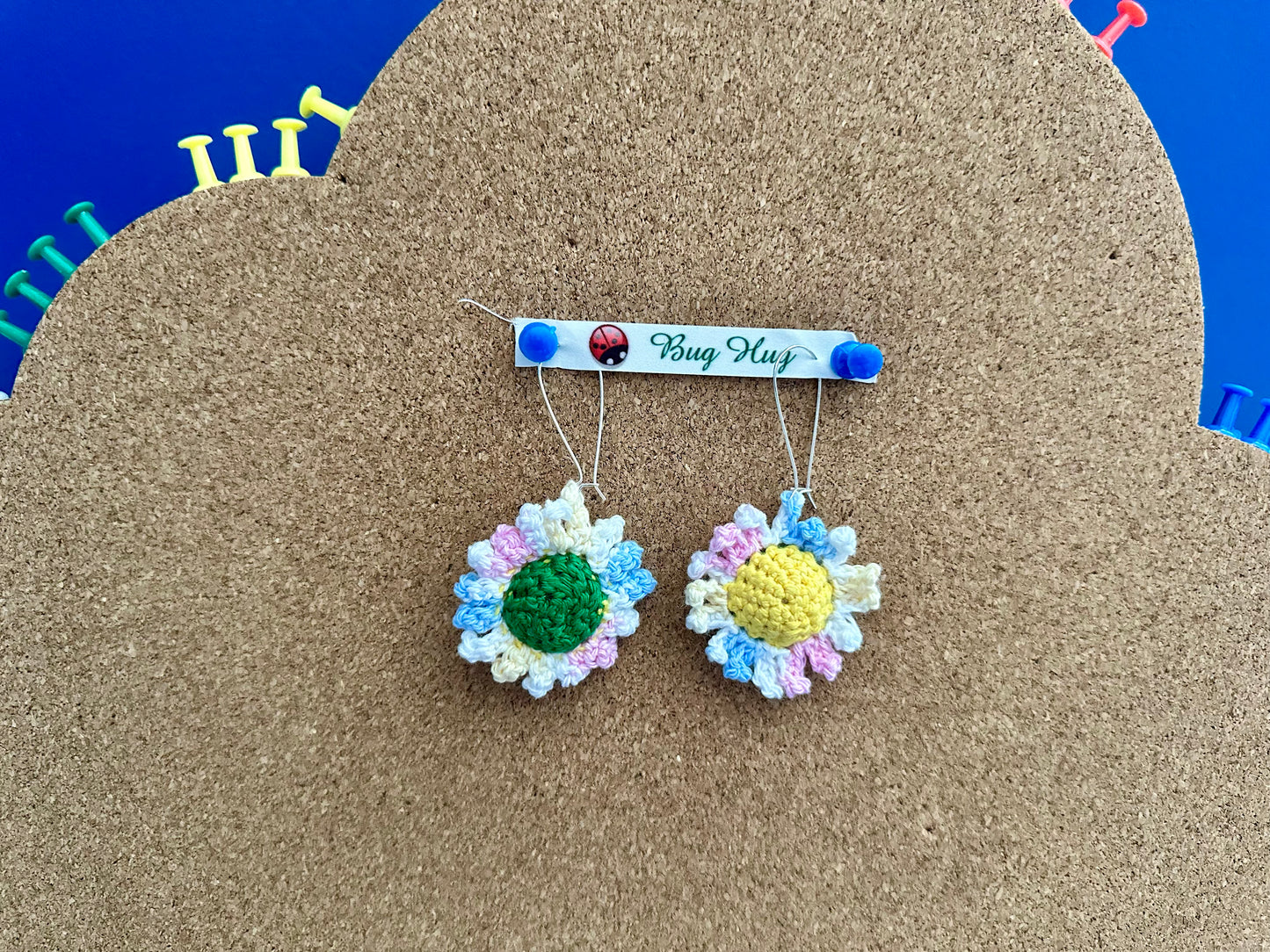 Earrings - daisies