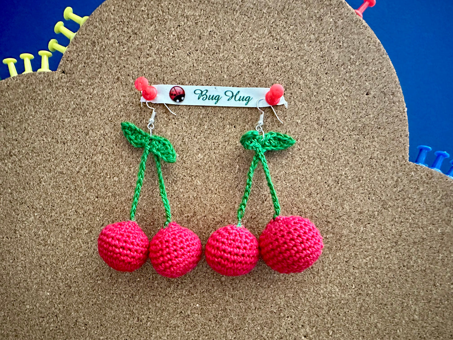 Earrings - cherries