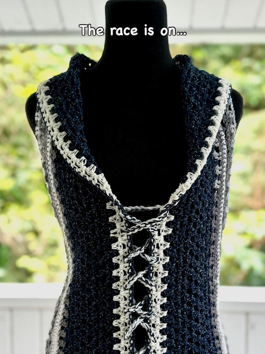 Adult - cotton spider web vest - medium to large