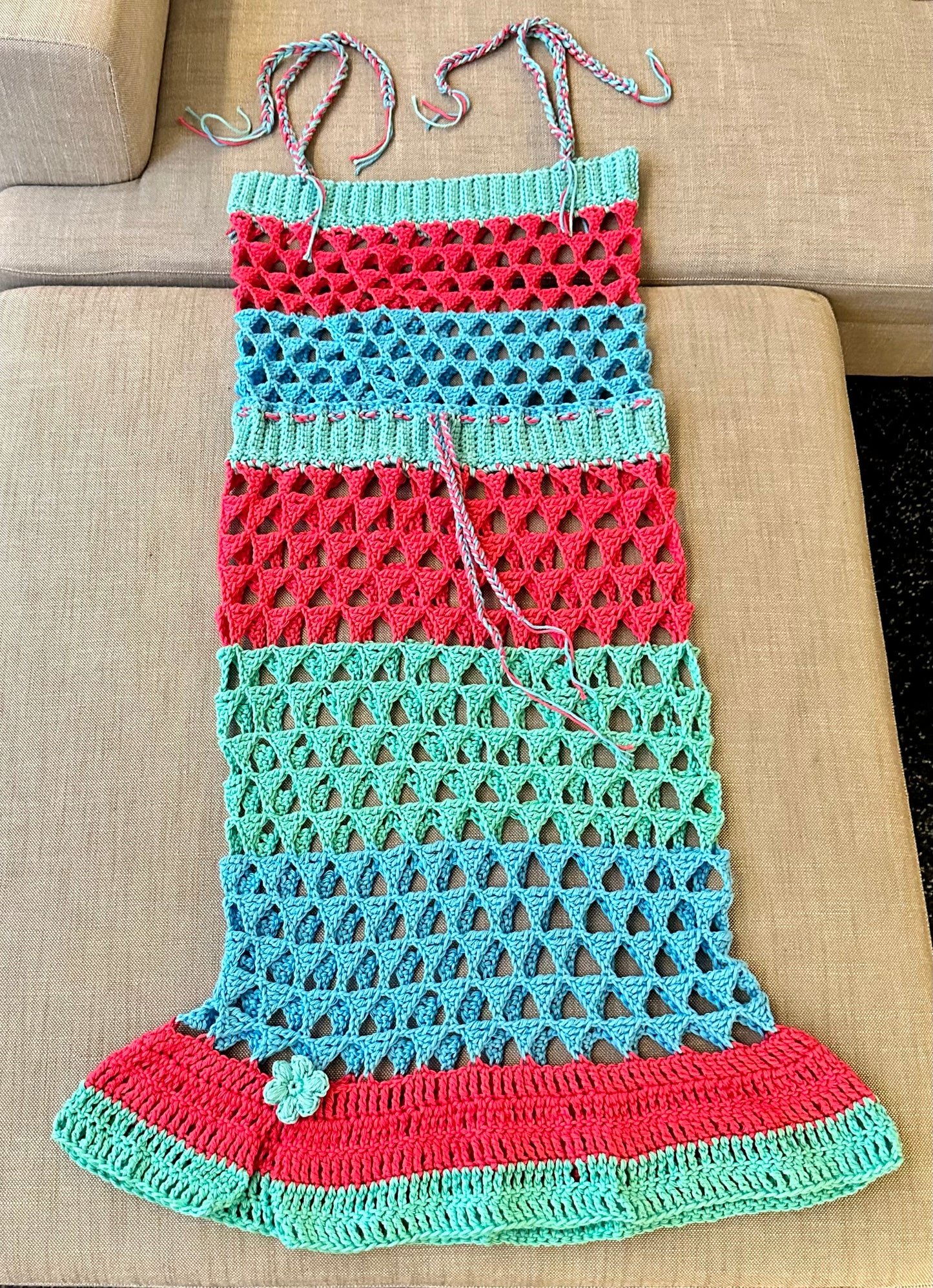 Adult - cotton dress / cover up - medium to large