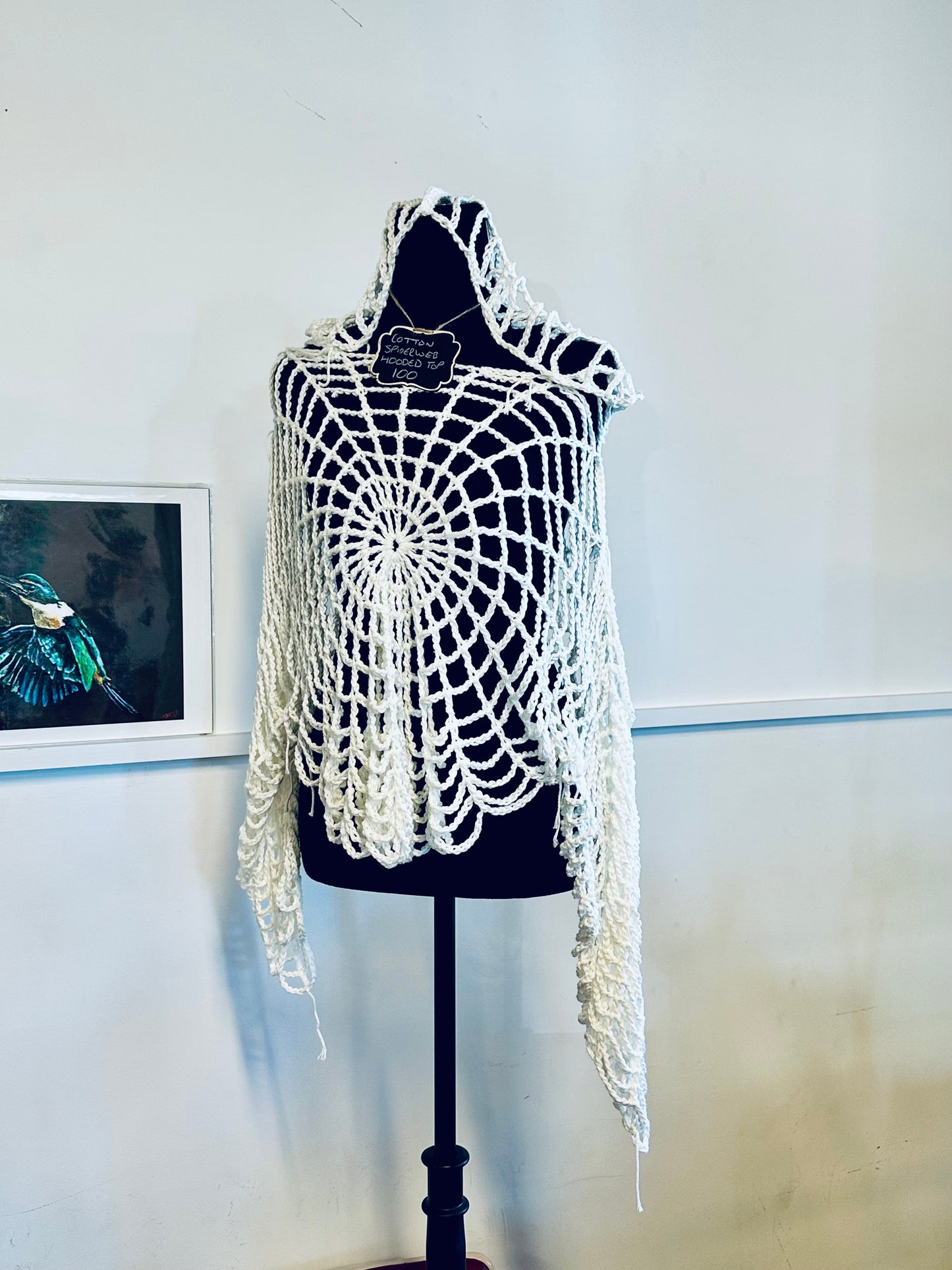 Adult - Spider Webb Hooded Jumper - Large