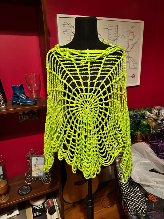 Adult - Spider Webb Crochet Jumper - Large